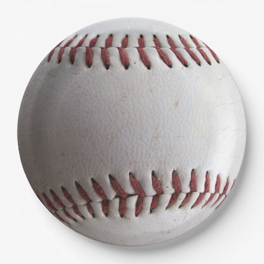 Baseball Sportballen Papieren Bordje (Voorkant)