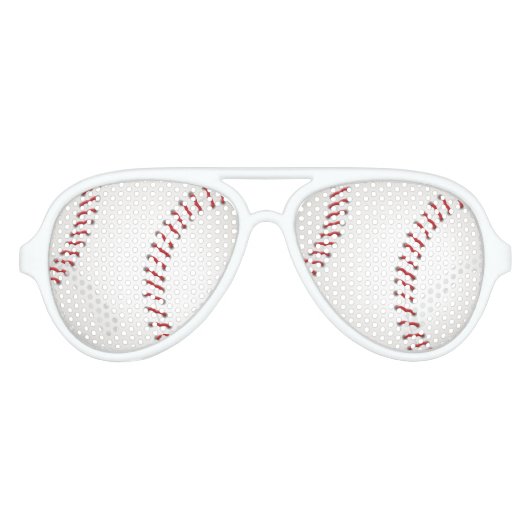 Baseball | Sportfan Aviator Zonnebril (Voorkant)