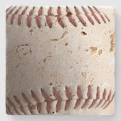 Baseball Sportfotografie Stenen Onderzetter (Voorkant)