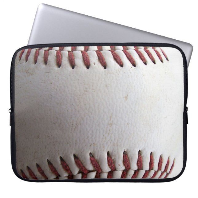 Baseball Sportlaptophoes Laptop Sleeve (Voorkant)