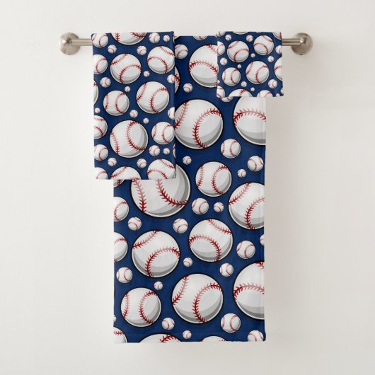 Baseball Sportpatroon Bad Handdoek (Insitu)