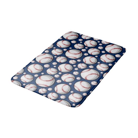 Baseball Sportpatroon Badmat (Gekanteld)