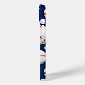Baseball Sportpatroon Case-Mate iPhone Case (Achterkant / Links)