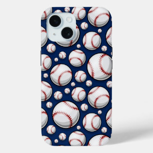 Baseball Sportpatroon iPhone 15 Case