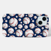 Baseball Sportpatroon Case-Mate iPhone Case (Achterkant (horizontaal))