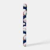 Baseball Sportpatroon iPhone 15 Case (Rechterkant)