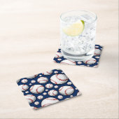 Baseball Sportpatroon Kartonnen Onderzetters (Insitu)