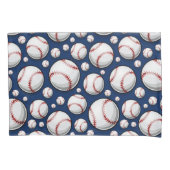 Baseball Sportpatroon Kussensloop (Voorkant-Links)