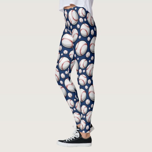 Baseball Sportpatroon Leggings (Links)
