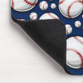 Baseball Sportpatroon Muismat (Hoek)