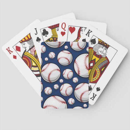 Baseball Sportpatroon Pokerkaarten (Achterkant)