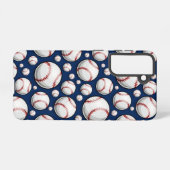 Baseball Sportpatroon Samsung Galaxy Hoesje (Achterkant horizontaal)