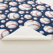 Baseball Sportpatroon Sherpa Deken (3/4)