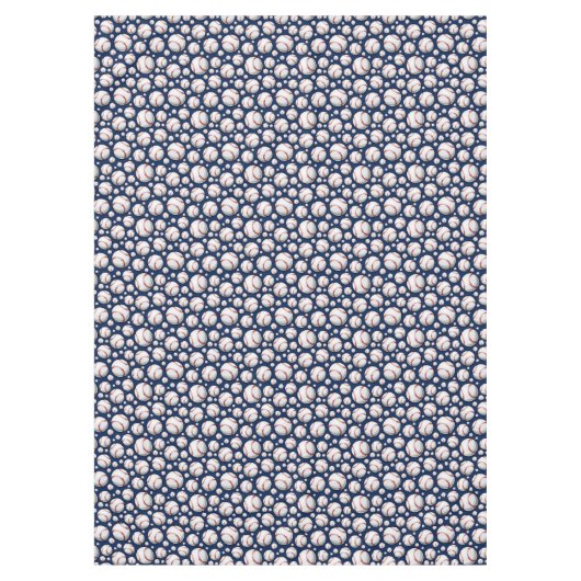 Baseball Sportpatroon Tafelkleed (Voorkant)