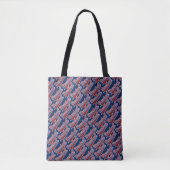 Baseball Sportpatroon Tote Bag (Voorkant)