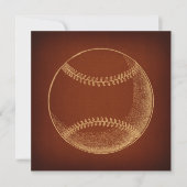  Baseball Sports Art Kaart (Voorkant)