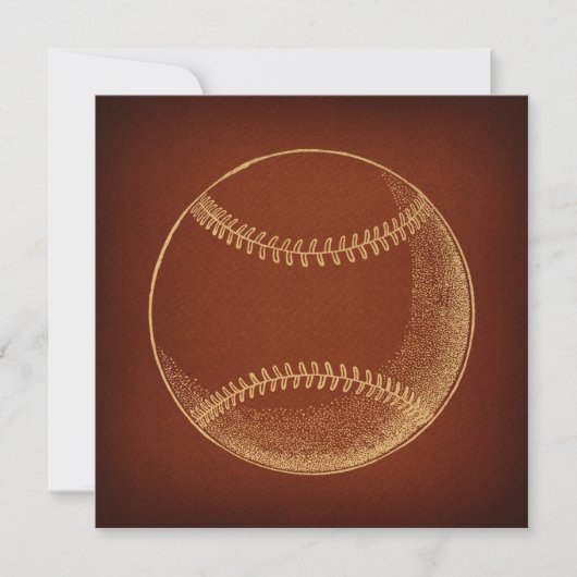  Baseball Sports Art Kaart (Voorkant)