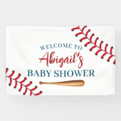Baseball Sports Baby shower Spandoek (Horizontaal)
