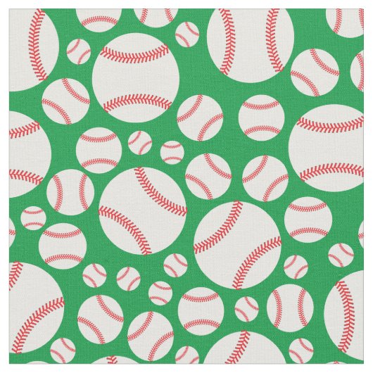 Baseball Sports Cute Stof (Close Up)