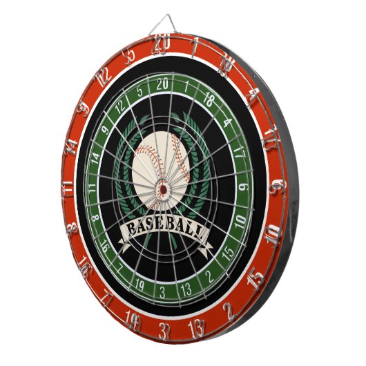 Baseball Sports Dart Board Dartbord (Voorkant Rechts)
