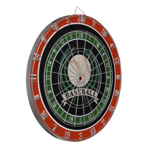 Baseball Sports Dart Board Dartbord (Voorkant Links)