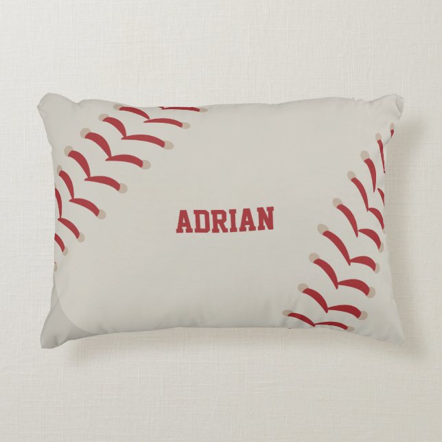 Baseball Sports Gepersonaliseerd Accent Kussen (Voorkant)