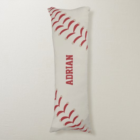 Baseball Sports Gepersonaliseerd Lichaamskussen (Voorkant Verticaal)