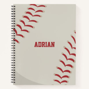 Baseball Sports Gepersonaliseerd Notitieboek