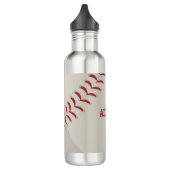 Baseball Sports Gepersonaliseerd Waterfles (Links)