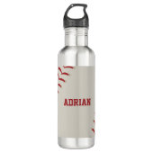 Baseball Sports Gepersonaliseerd Waterfles (Voorkant)