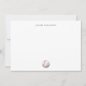 Baseball Sports Kinder - Speciaal Bedankkaart (Voorkant)