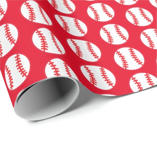 Baseball Sports Party Cadeaupapier (Rol Hoek)