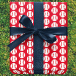 Baseball Sports Party Cadeaupapier<br><div class="desc">Wapenpakpapier voor honkbalsportfeesten</div>