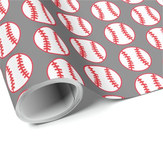 Baseball Sports Party Cadeaupapier (Rol Hoek)