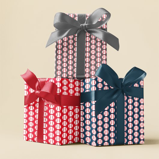 Baseball Sports Party Inpakpapier Vel