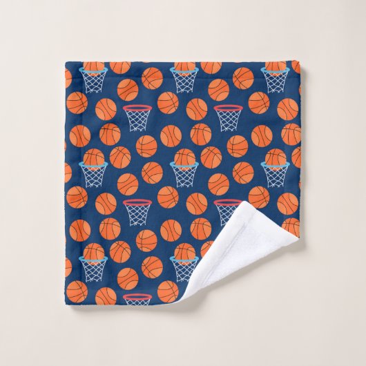 Baseball sports Pattern  Bad Handdoek (Wasdoekje)