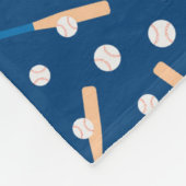 Baseball sports Pattern Fleece Deken (Hoek)