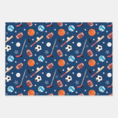 Baseball sports Pattern  Inpakpapier Vel (Voorkant 3)