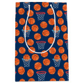 Baseball sports Pattern Medium Cadeauzakje (Voorkant)