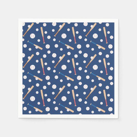 Baseball sports Pattern  Servet (Voorkant)