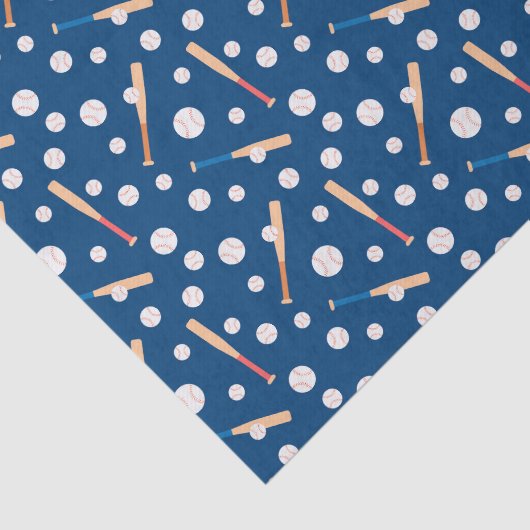 Baseball sports Pattern  Tissuepapier (Detail)