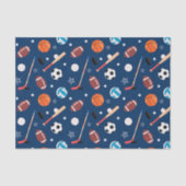 Baseball sports Pattern Tissuepapier (Voorkant)