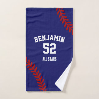 baseball sports towel, coach bath towel handdoek