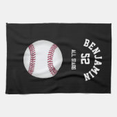 Baseball sports towel, coach bath towel theedoek (Horizontaal)