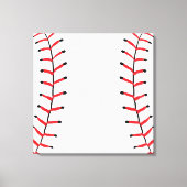 Baseball Sportstijl Baseball Thema Canvas Afdruk (Voorkant)
