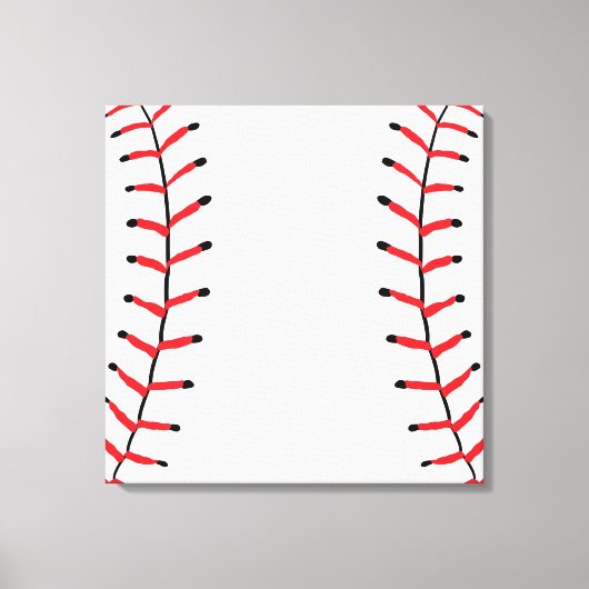 Baseball Sportstijl Baseball Thema Canvas Afdruk (Voorkant)