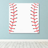 Baseball Sportstijl Baseball Thema Canvas Afdruk (Insitu (Houten vloer))