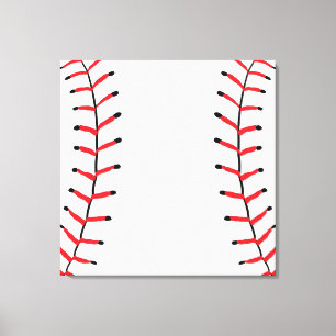 Baseball Sportstijl Baseball Thema Canvas Afdruk