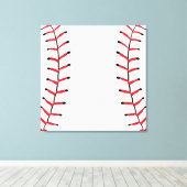 Baseball Sportstijl Baseball Thema Canvas Afdruk (Insitu (Houten vloer))