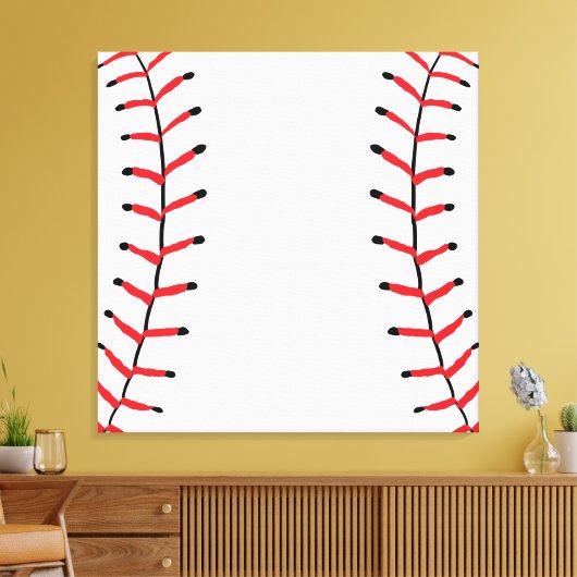 Baseball Sportstijl Baseball Thema Canvas Afdruk (Insitu (Woonkamer))